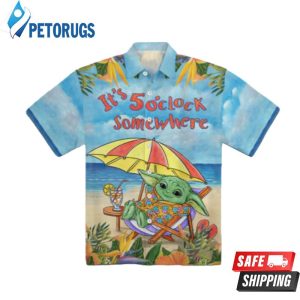 Baby Yoda Aloha Summer Hawaiian Shirt