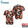 Baltimore Orioles Tropical Flowers Summer Hawaiian Shirt