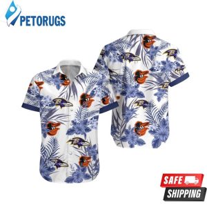 Baltimore Ravens Baltimore Orioles Hawaiian Shirt