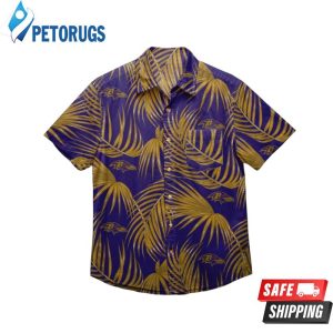 Baltimore Ravens Hawaiian Button Hawaiian Shirt
