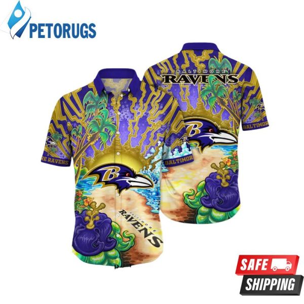 Baltimore Ravens NFL For Sports Hawaiian Shirt