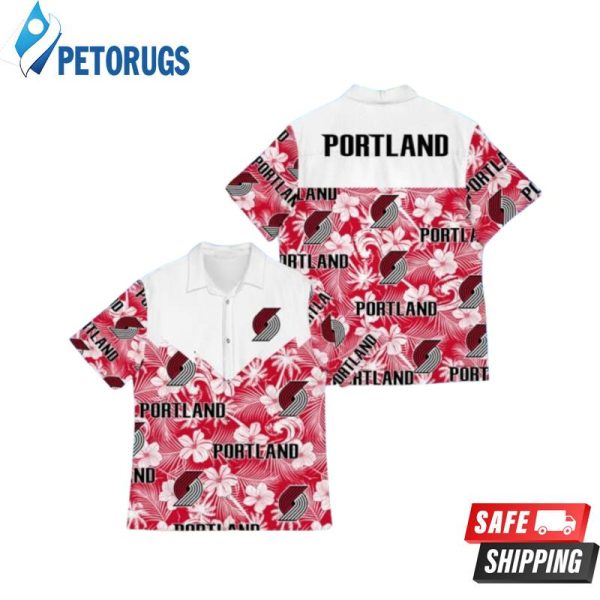 Basketball American Tropical Beach Tree Portland Trail Blazers Hawaiian Shirt