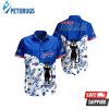 Black Cat Tropical Flowers Buffalo Bills Hawaiian Shirt