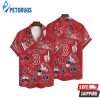 Boston Red Sox Three Dimensional Hawaiian Shirt