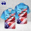 Breeze Airways E190 4th Of July Hawaiian Shirt