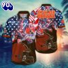 Cleveland Browns NFL US Flaq 4th Of July Hawaiian Shirt For Fans Trending Summer Football Shirts