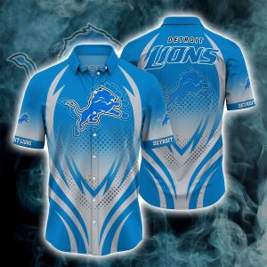 Detroit Lions Button Down Shirt 3D Print Gifts 2024FS