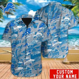 Detroit Lions NFL-Hawaiian Shirt Custom