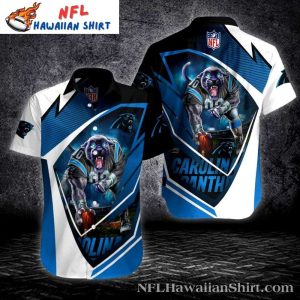 Dynamic Panther Leap NFL Hawaiian Carolina Panthers Shirt