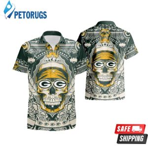 Green Bay Packers Skull Summer Hawaiian Shirt