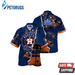 Houston Astros MLB Custom Sunburn Aloha Hawaiian Shirt