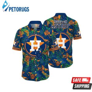 Houston Astros MLB Fireflies Aloha Hawaiian Shirt