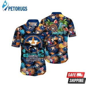 Houston Astros MLB Parasols The World Sport Hawaiian Shirt