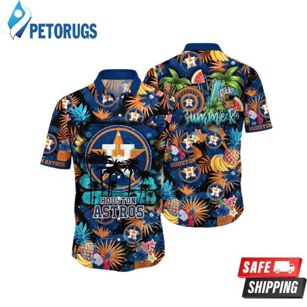 Houston Astros MLB Parasols The World Sport Hawaiian Shirt