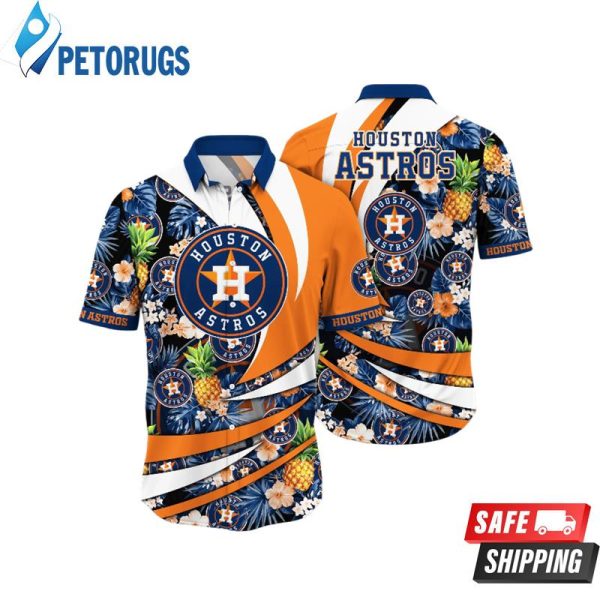 Houston Astros MLB Parasols Training Game Hawaiian Shirt