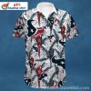 Houston Texans Majestic Macaws Hawaiian Shirt – Jungle Roar