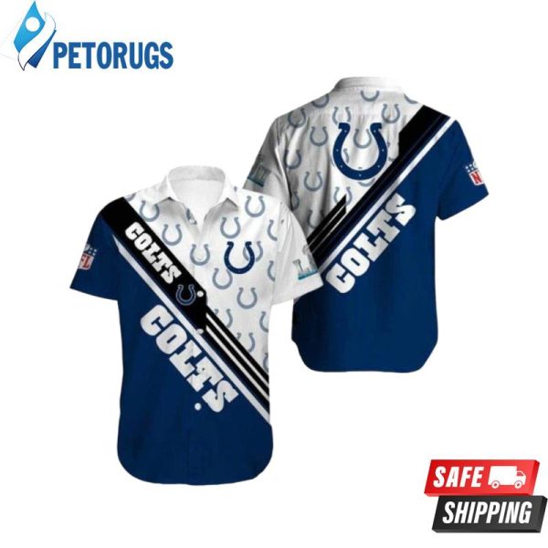 Indianapolis Colts NFL Summer Beach Short Sleeve Hawaiian Shirt