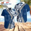 Indianapolis Colts Tropic Stripe – Diagonal Design Hawaiian Shirt
