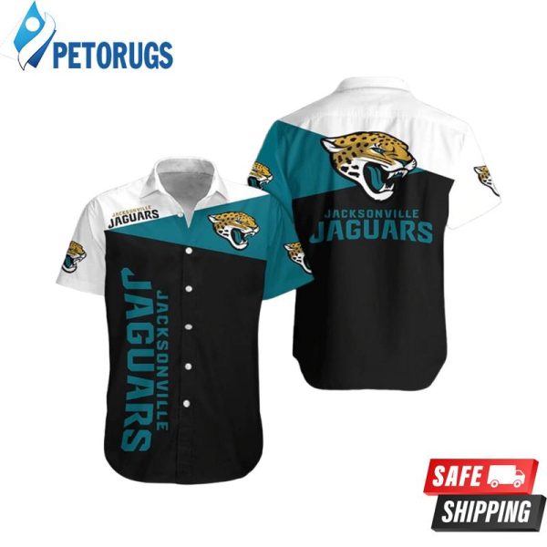 Jacksonville Jaguars NFL Black And White Simple Hawaiian Shirt