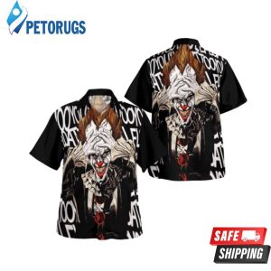 Joker Creepy Face Halloween Hawaiian Shirt