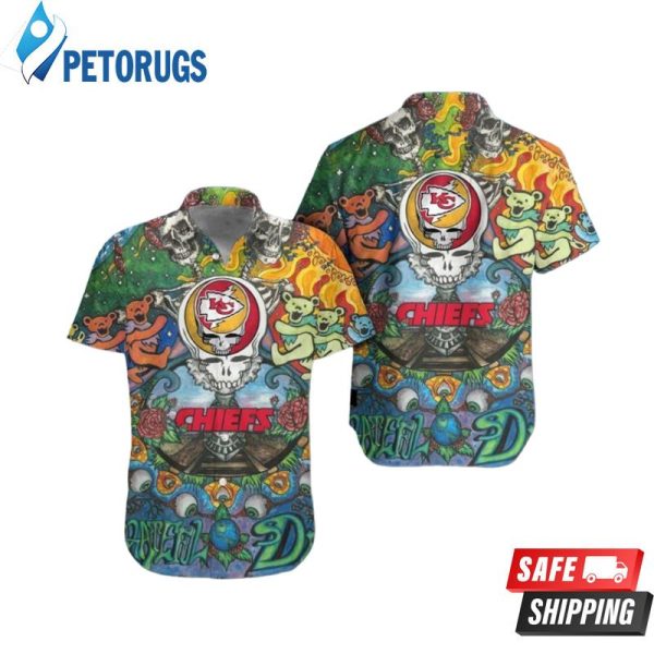 Kansas City Chiefs Grateful Dead NFL Hawaiian Shirt