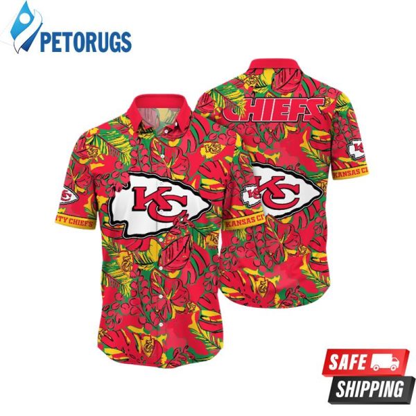 Kansas City Chiefs NFL Beach Days Aloha Hawaiian Shirt