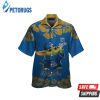 Kansas City Royals Baby Yoda Short Sleeve Button Up Tropical Hawaiian Shirt