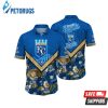 Kansas City Royals MLB Custom Shorts Aloha Hawaiian Shirt