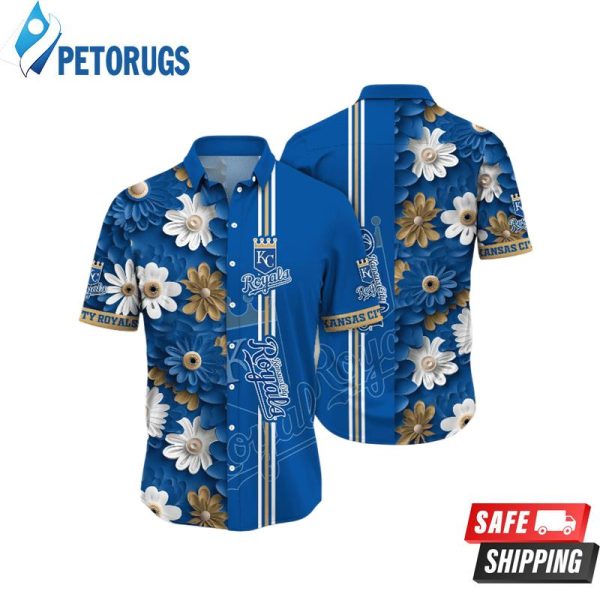 Kansas City Royals MLB Ice-Cold Drinks Aloha Hawaiian Shirt