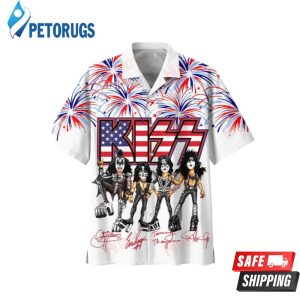 Kiss Band Aloha Hawaiian Shirt