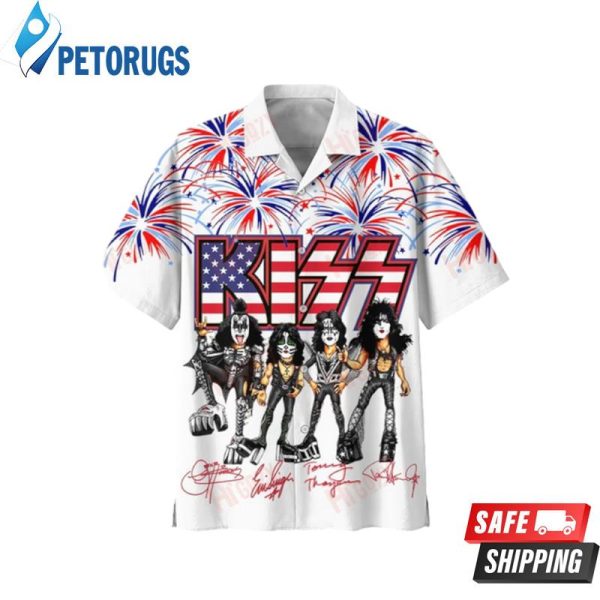 Kiss Band Aloha Hawaiian Shirt