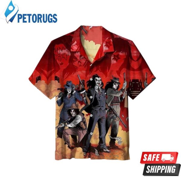 Kiss Band Beach Aloha Hawaiian Shirt