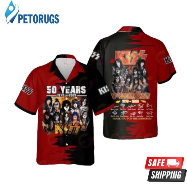 Kiss Final Tour Hawaiian Shirt