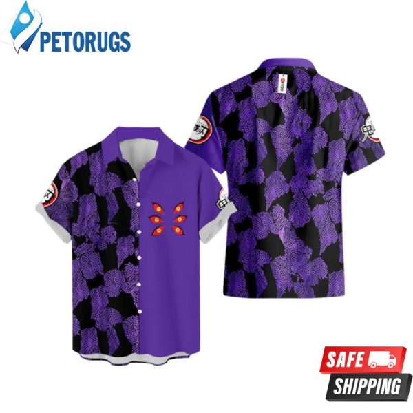 Kokushibo Custom Anime Hawaiian Shirt