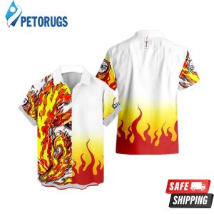 Kyojuro Rengoku Custom Anime Hawaiian Shirt