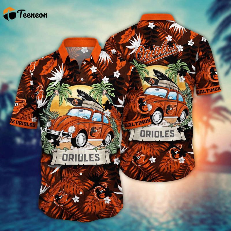 MLB Baltimore Orioles Hawaiian Shirt Summer Heatwave For Sports