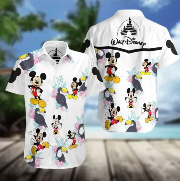 Mickey Mouse Disney Hawaiian Beach Shirt