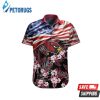NFL Arizona Cardinals America Flag Flower Hawaiian Shirt