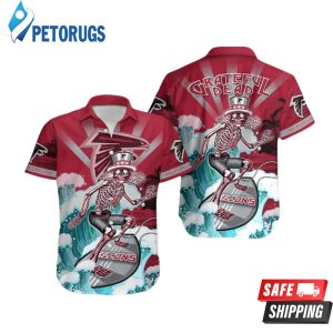 NFL Atlanta Falcons Grateful Dead Beach Funny Beach Hawaiian Shirt