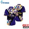 NFL Baltimore Ravens Flower Island Tropical Hawaiian Shirt