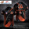 NFL Cincinnati Bengals Tactic Hawaiian Shirt – Black And Orange Geometric