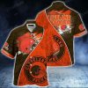 NFL Cleveland Browns Orange Hawaiian Shirt