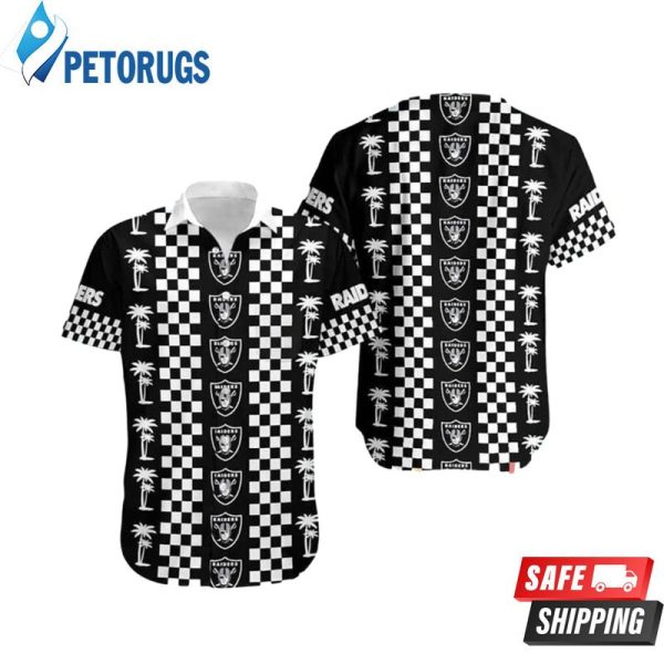 NFL Las Vegas Raiders Coconut Trees Best Beach Gift Hawaiian Shirt
