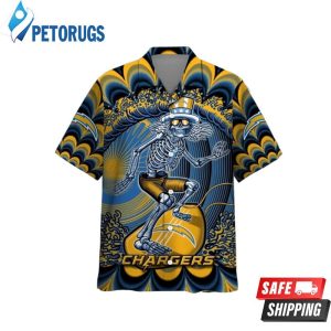 NFL Los Angeles Chargers Grateful Dead Hawaiian Shirt