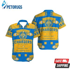 NFL Los Angeles Chargers Short Sleeve Hawaiian Shirt