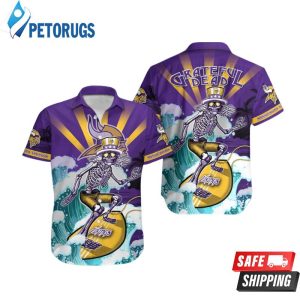 NFL Minnesota Vikings Grateful Dead Hawaiian Shirt