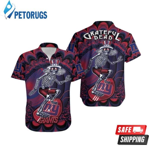 NFL New York Giants Grateful Dead Hawaiian Shirt