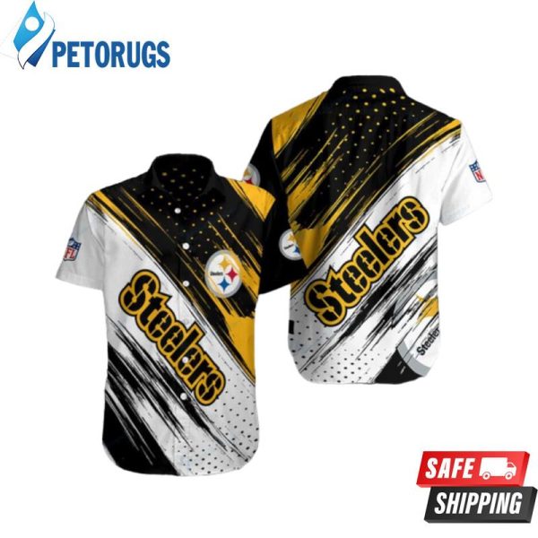 NFL Pittsburgh Steelers Button Summer Aloha Hawaiian Shirt