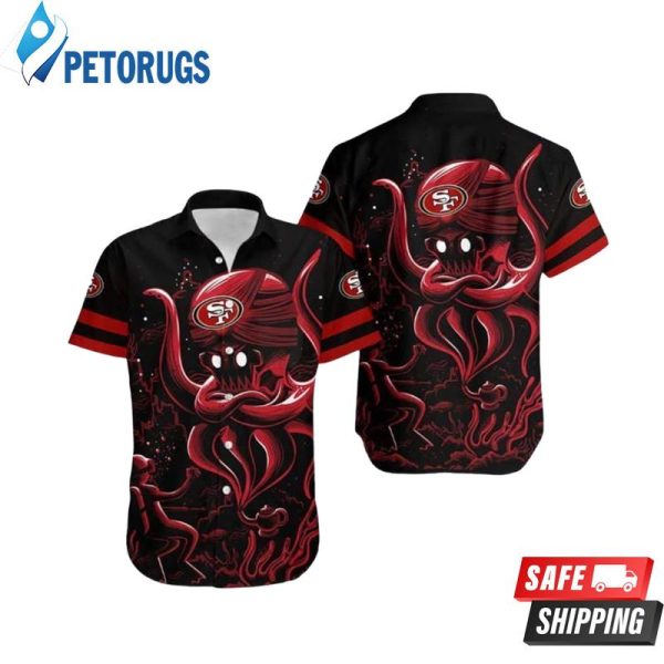 NFL San Francisco 49Ers Octopus Summer Beach Lovers Hawaiian Shirt