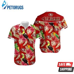 NFL San Francisco 49Ers Parrot Pattern Summer Beach Hawaiian Shirt